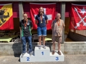 Liegendfinal G50m 2. Heinz Nussbaum, 1. Vanessa Hofstetter, 3. Roger Nikles